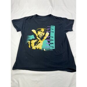 Vintage Ice‎ Cube Rap Graphic Tshirt Black Size Large Hip Hop 90's